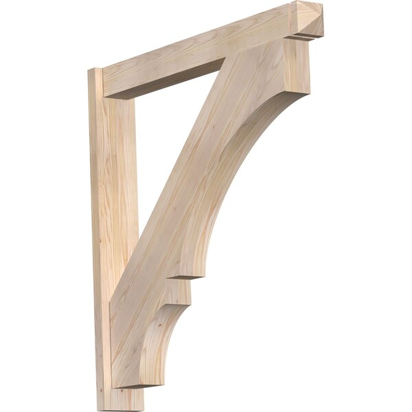 Ekena Millwork Balboa Arts & Crafts Smooth Outlooker, Douglas Fir, 5 1/2"W x 40"D x 40"H OUT06X40X40BOA03SDF - main